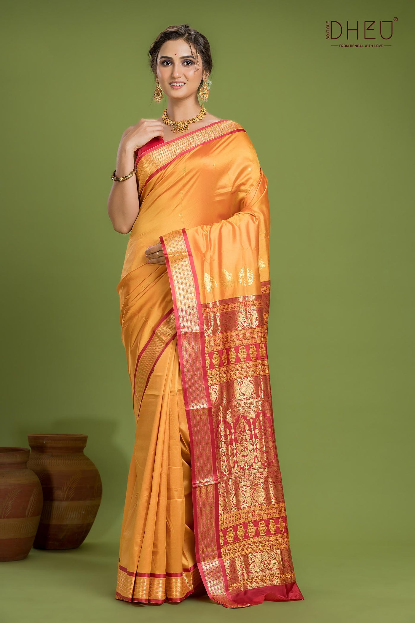 Designer Bomkai Silk Saree