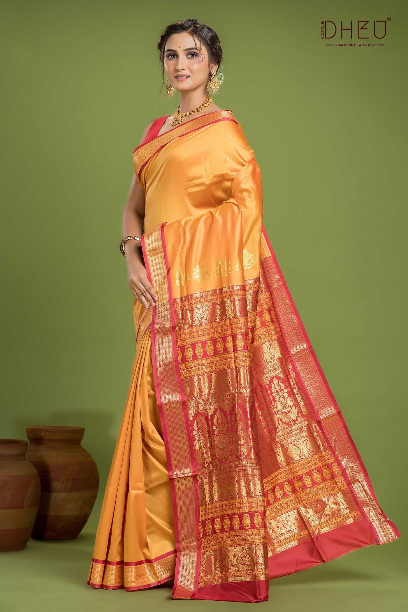 Designer Bomkai Silk Saree