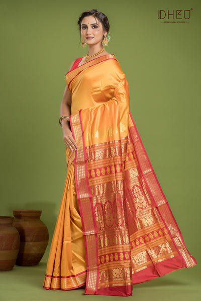 Designer Bomkai Silk Saree
