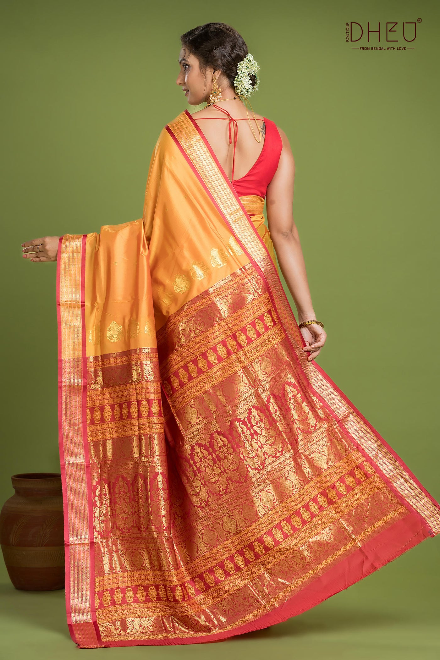 Designer Bomkai Silk Saree