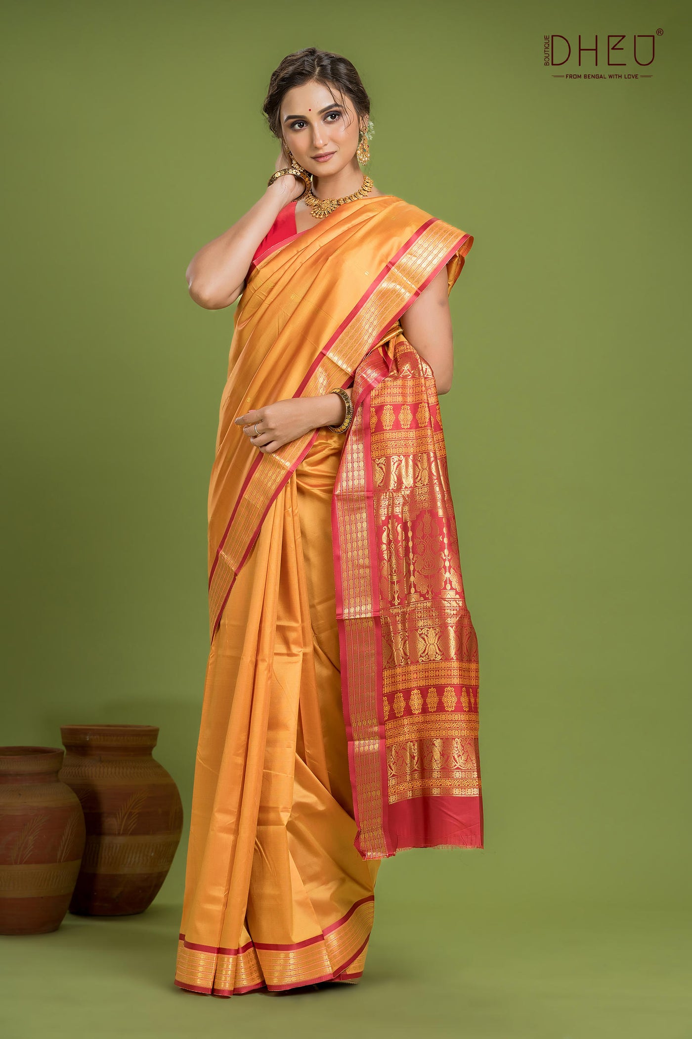 Designer Bomkai Silk Saree
