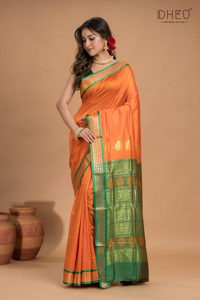Designer Bomkai Silk Saree