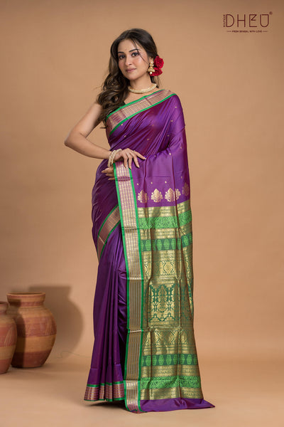 Designer Bomkai Silk Saree