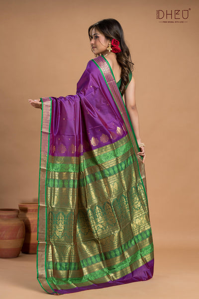 Designer Bomkai Silk Saree