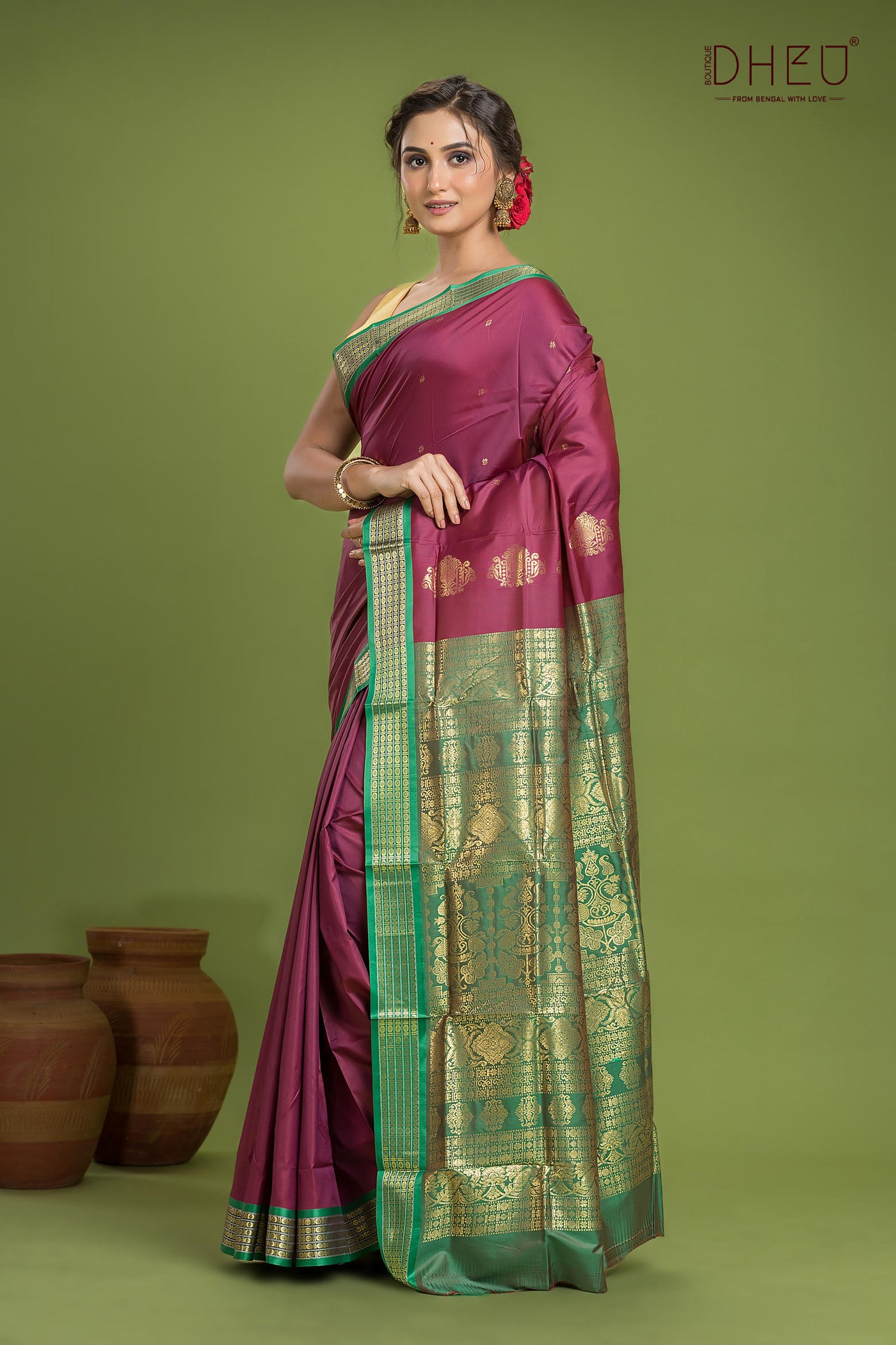 Designer Bomkai Silk Saree
