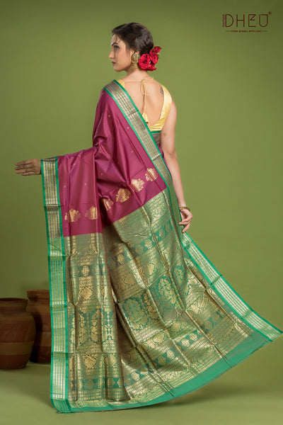 Designer Bomkai Silk Saree