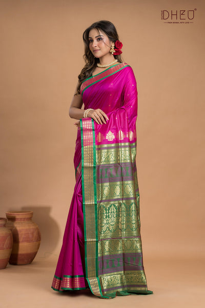 Designer Bomkai Silk Saree