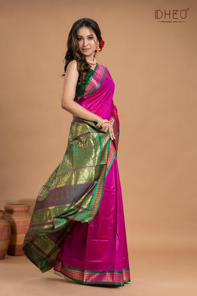 Designer Bomkai Silk Saree