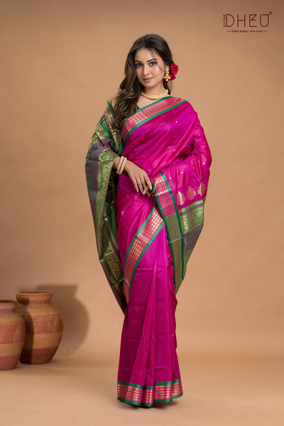 Designer Bomkai Silk Saree