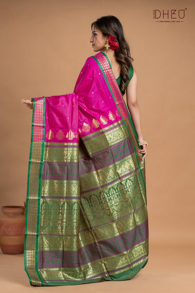 Designer Bomkai Silk Saree