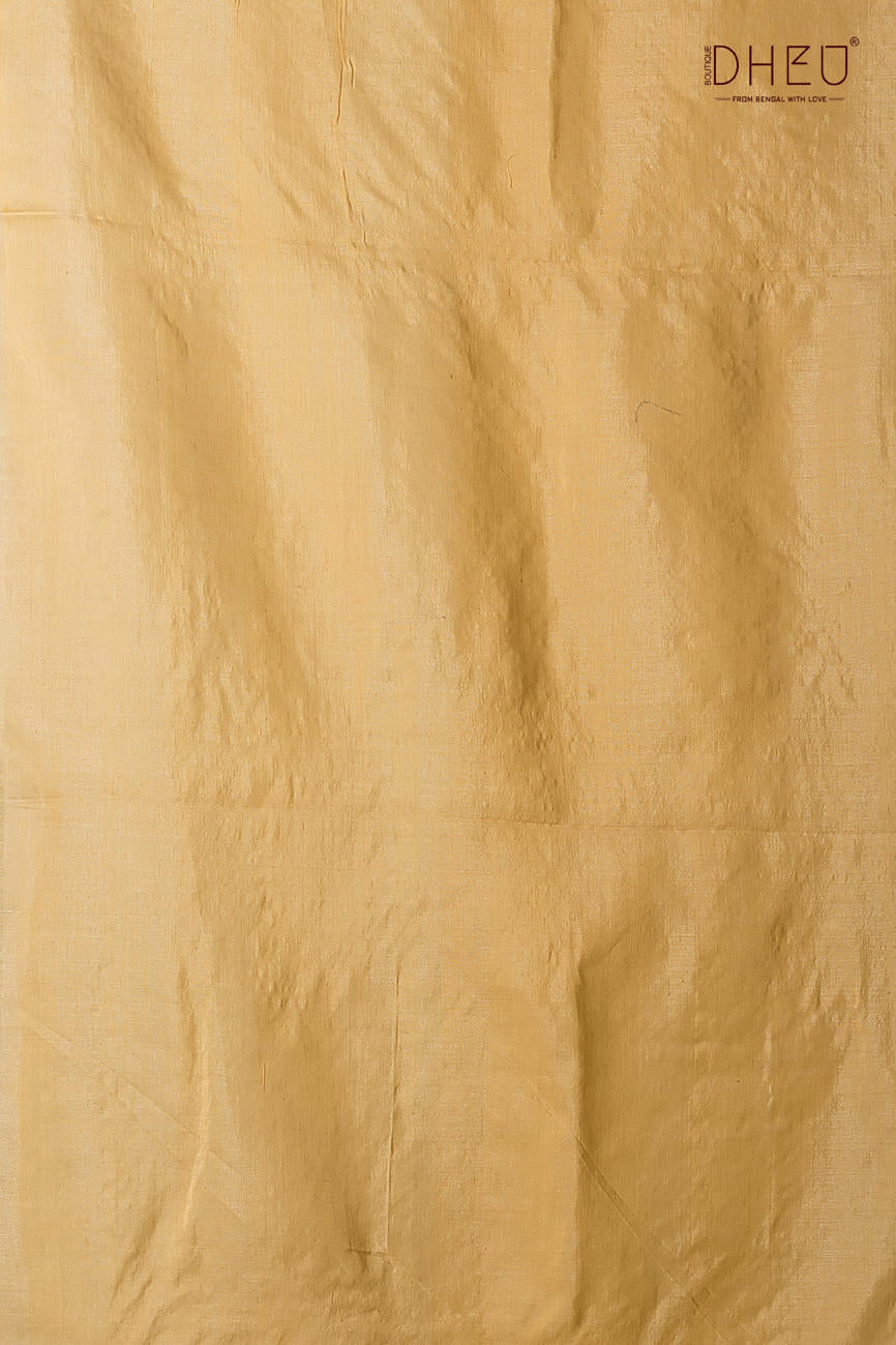 Pure Tussar Silk Jamdani Saree (Silk Mark Certified)
