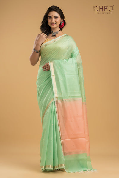 Exclusive Semi Maheswari Silk Saree