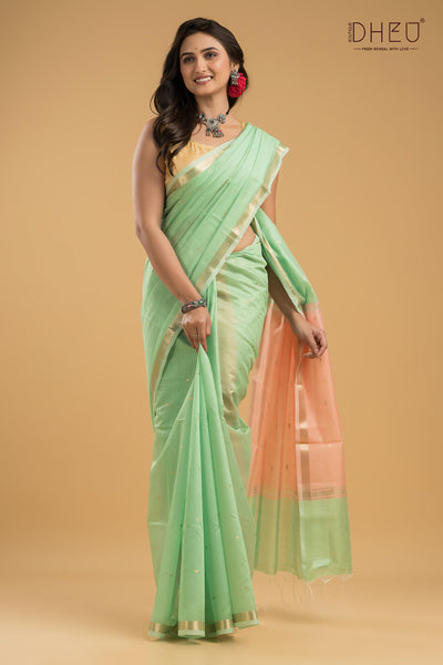 Exclusive Semi Maheswari Silk Saree