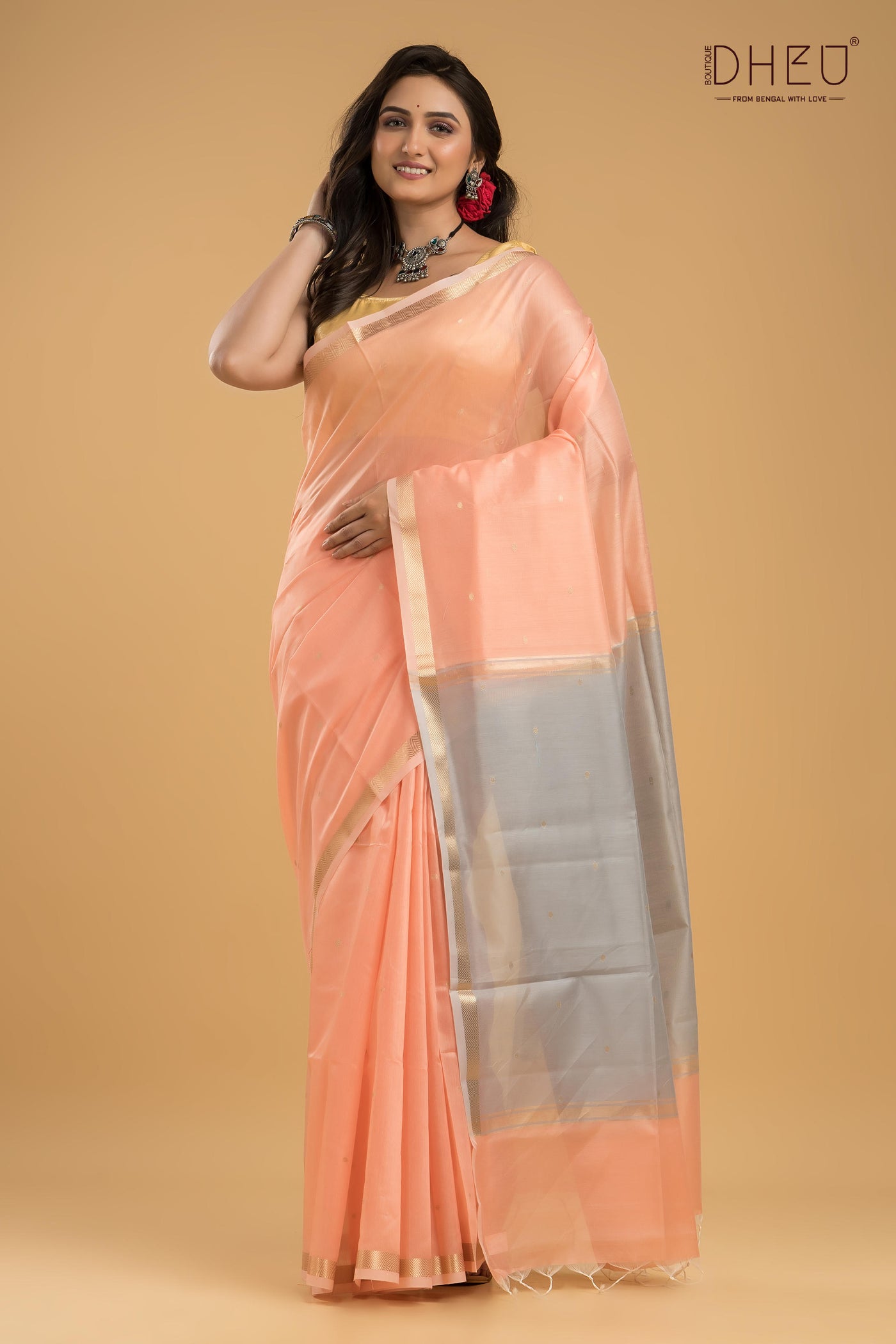 Exclusive Semi Maheswari Silk Saree