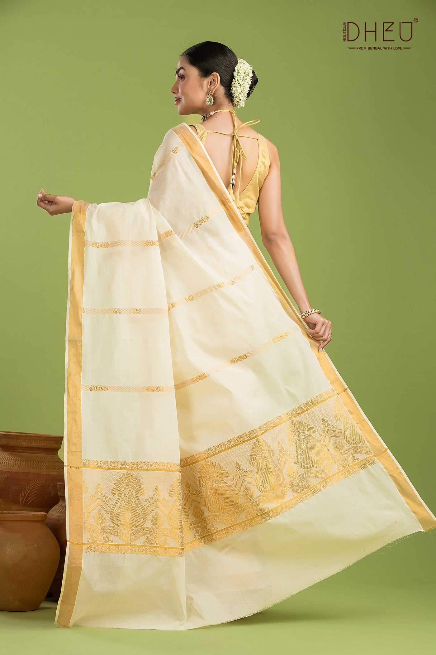 Exclusive Kerala Cotton Saree