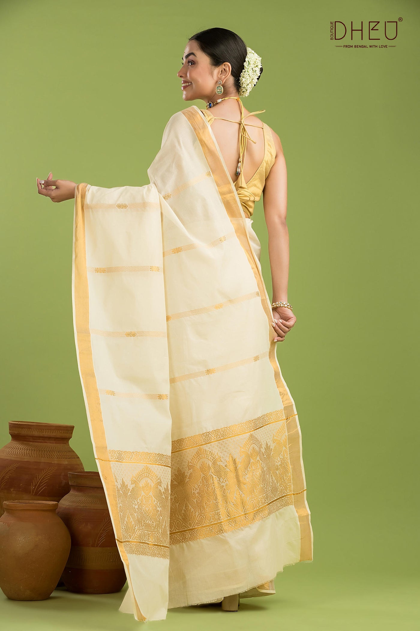 Exclusive Kerala Cotton Saree