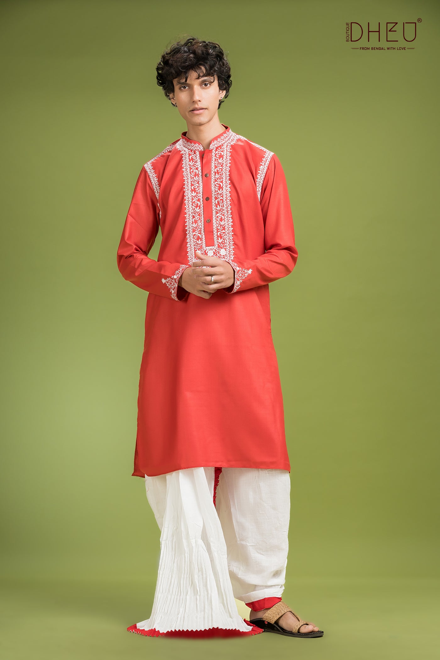 Exclusive Designer Kurta & Dhoti(Optional) Set
