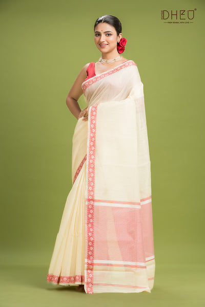 Handloom Cotton Silk Saree
