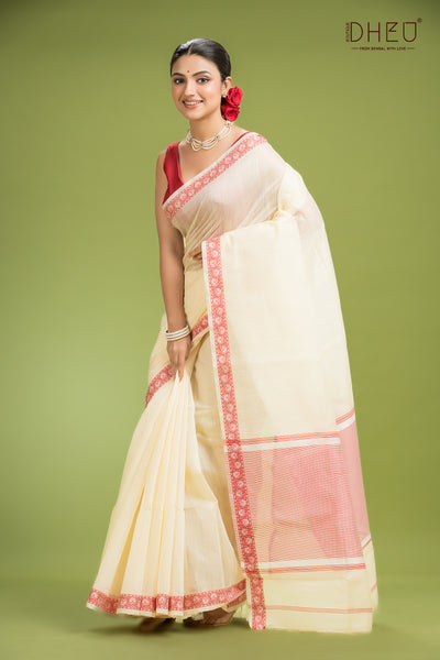 Handloom Cotton Silk Saree
