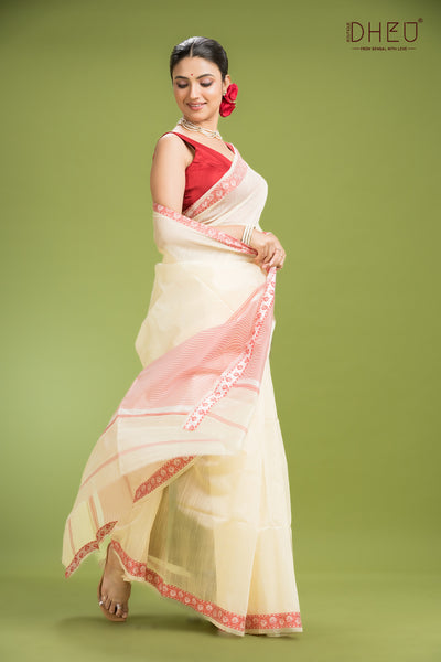 Handloom Cotton Silk Saree