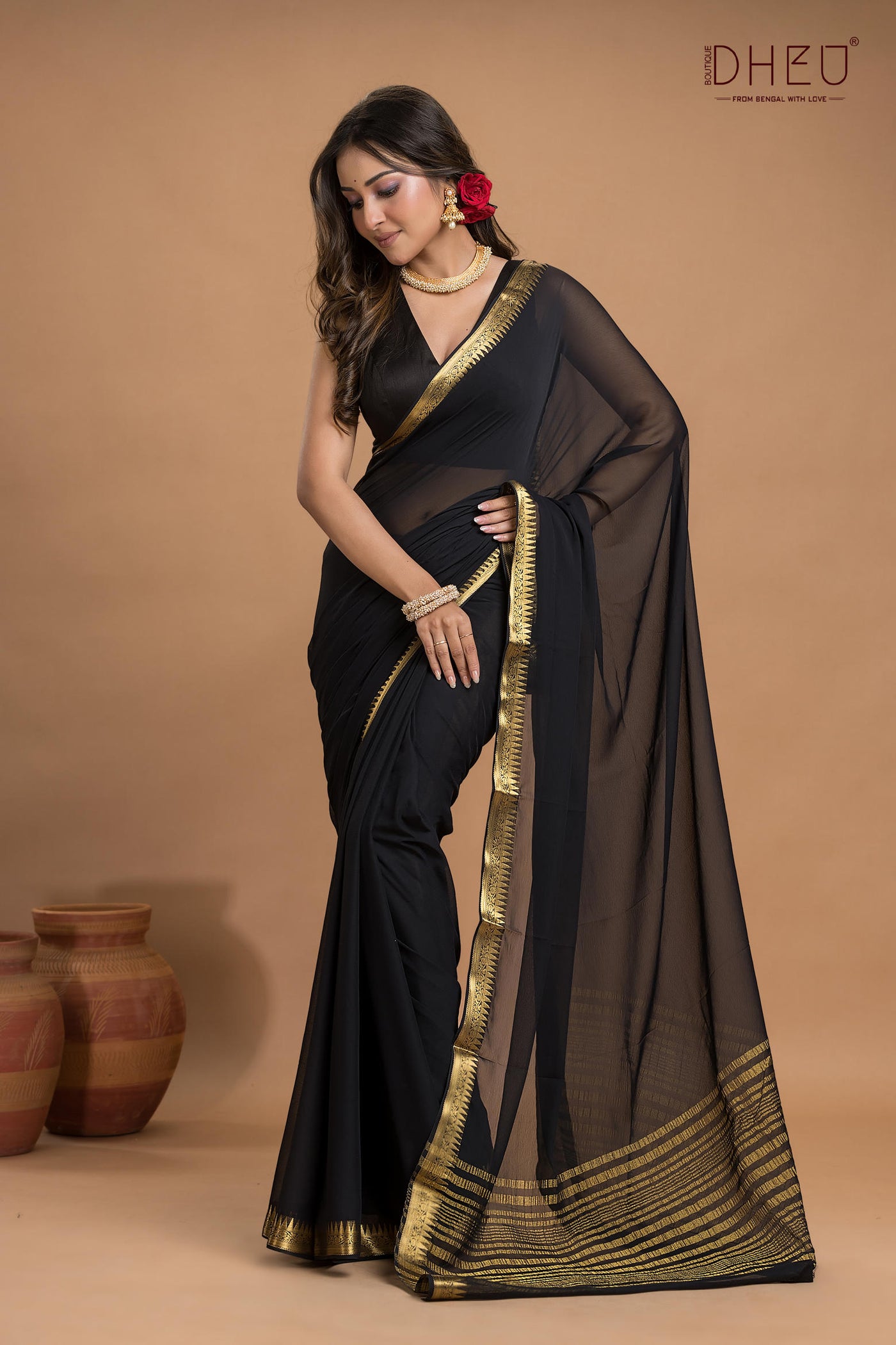 Exclusive Chiffon Silk Saree