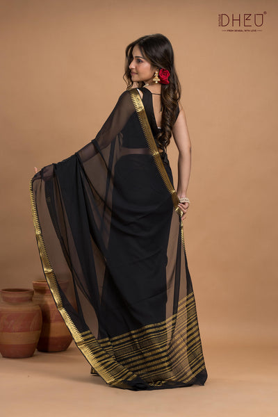 Exclusive Chiffon Silk Saree
