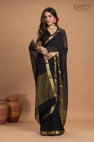 Exclusive Chiffon Silk Saree