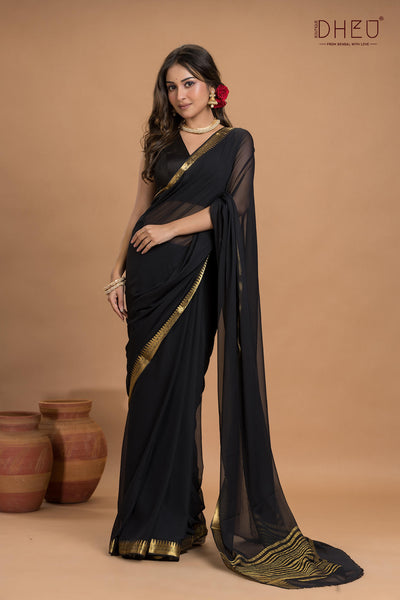 Exclusive Chiffon Silk Saree