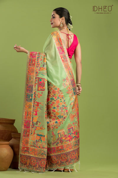 Exclusive Resham Kanni Silk Saree