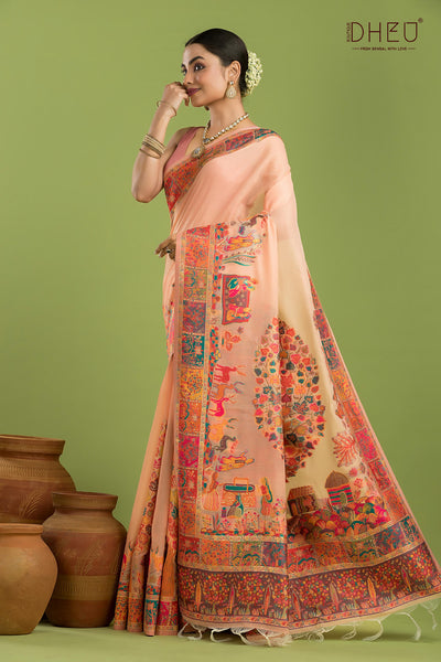 Exclusive Resham Kanni Silk Saree