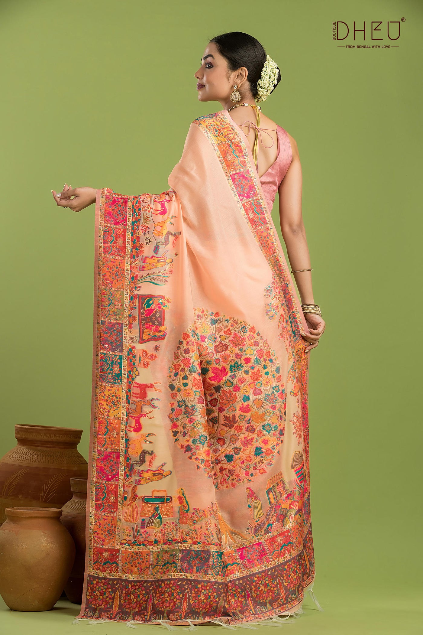 Exclusive Resham Kanni Silk Saree