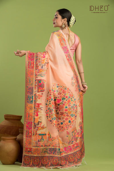 Exclusive Resham Kanni Silk Saree