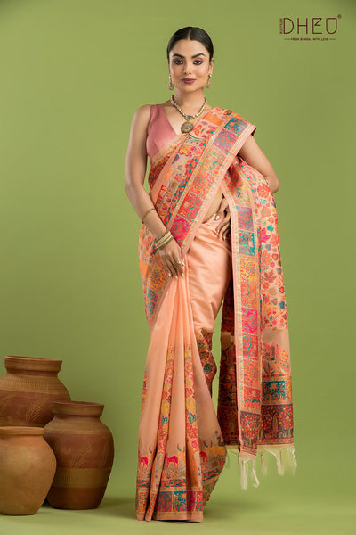 Exclusive Resham Kanni Silk Saree