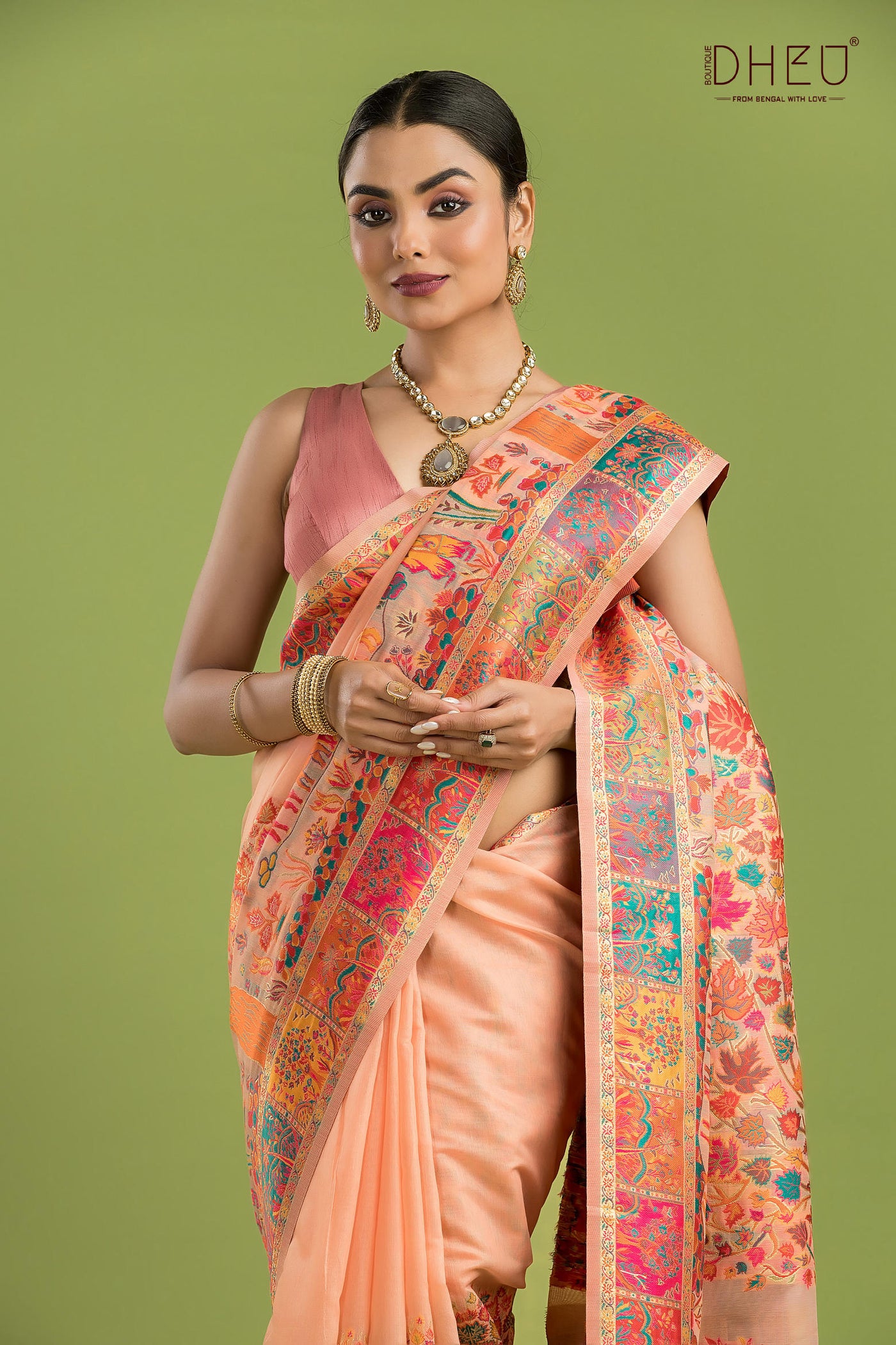 Exclusive Resham Kanni Silk Saree