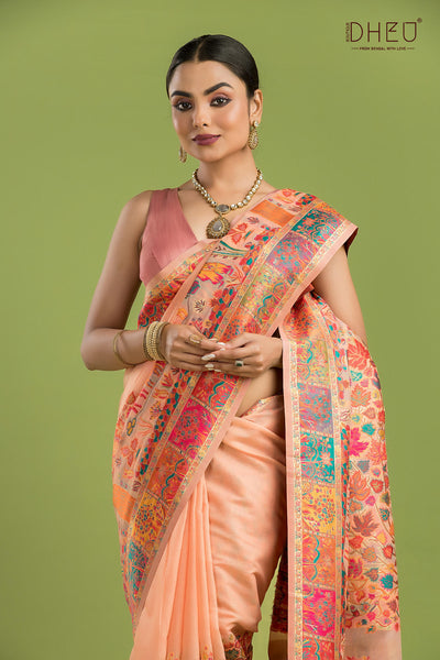 Exclusive Resham Kanni Silk Saree