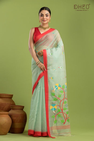Pure Muslin Silk Saree