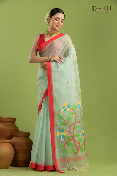 Pure Muslin Silk Saree