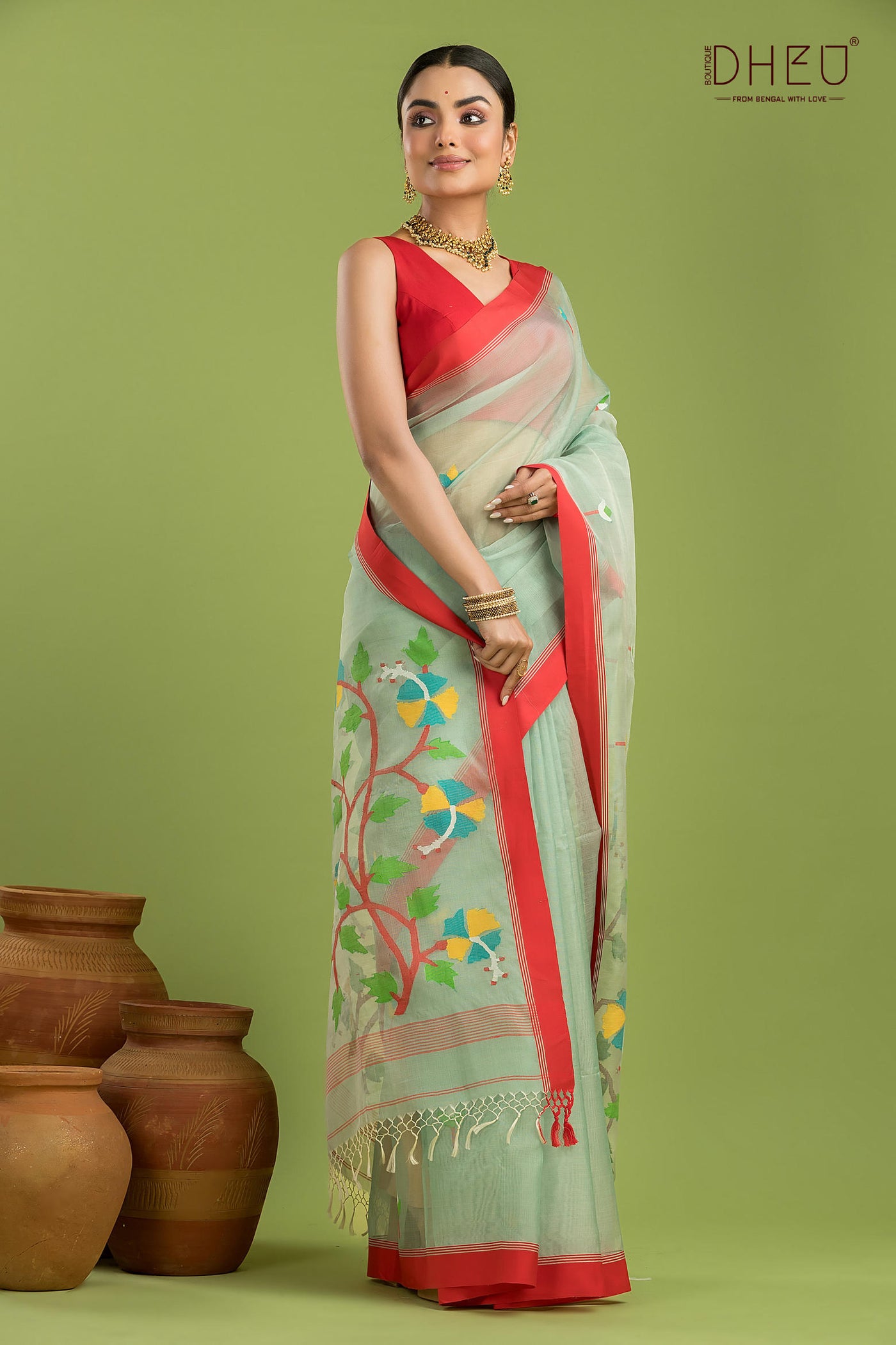 Pure Muslin Silk Saree