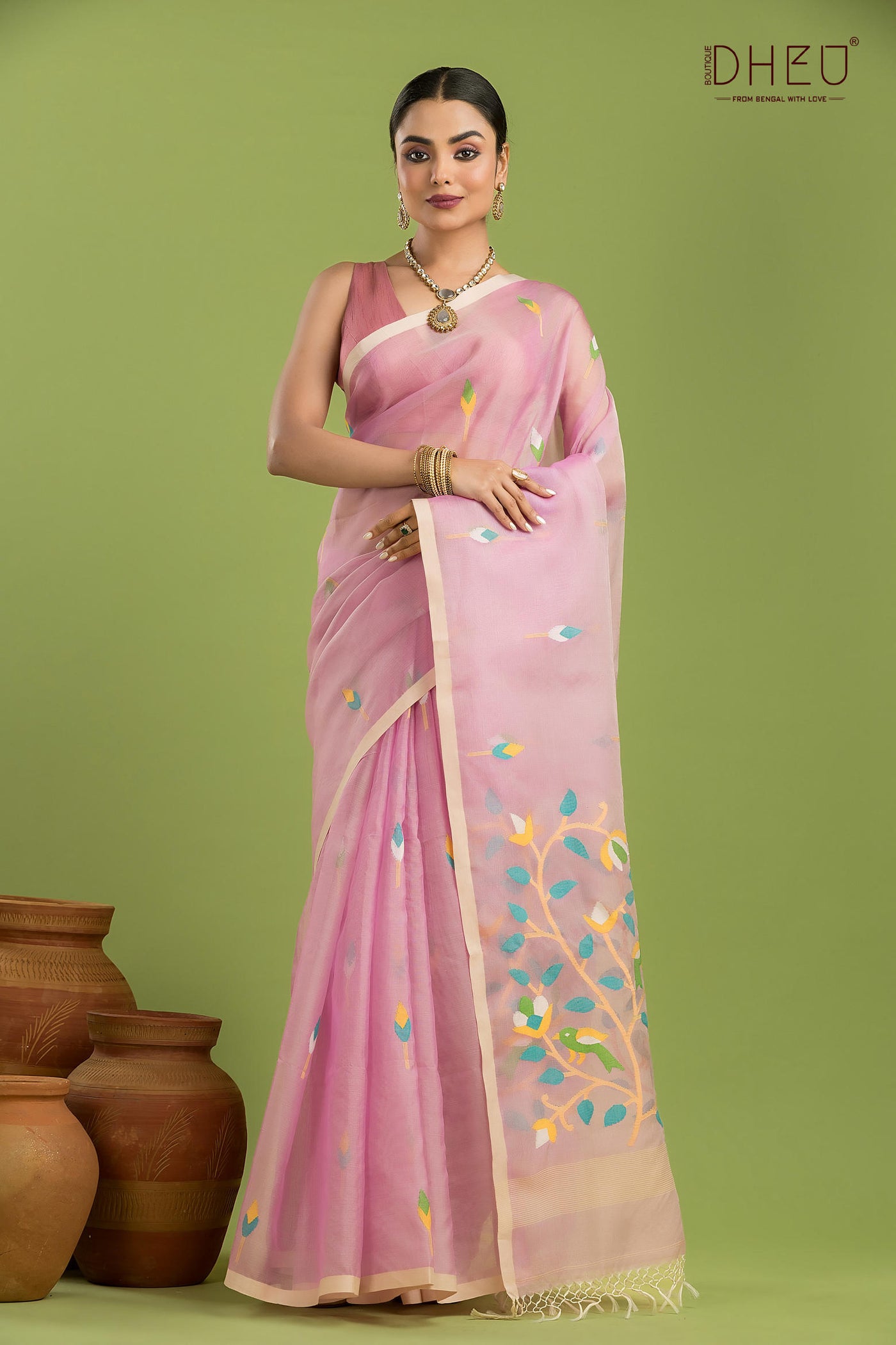 Pure Muslin Silk Saree