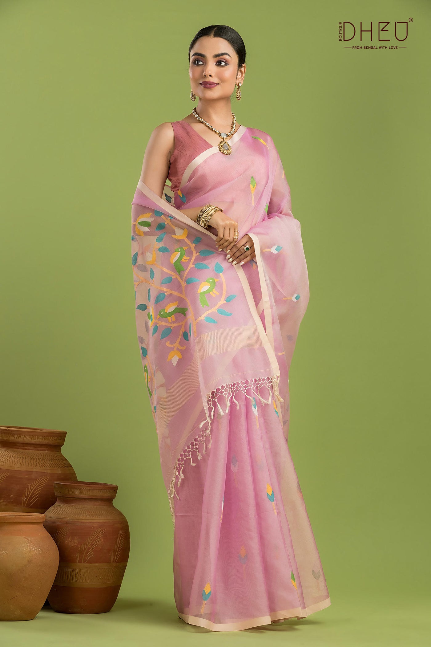 Pure Muslin Silk Saree