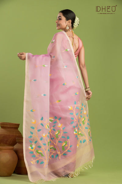 Pure Muslin Silk Saree