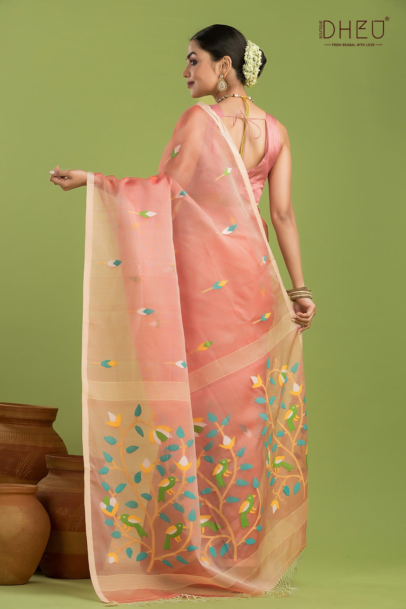 Pure Muslin Silk Saree