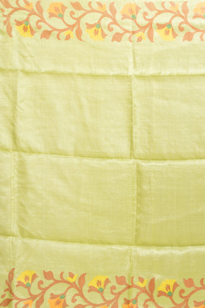 Pure Tussar Silk Jamdani Saree (Silk Mark Certified)