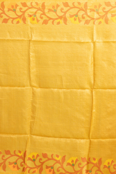 Pure Tussar Silk Jamdani Saree (Silk Mark Certified)