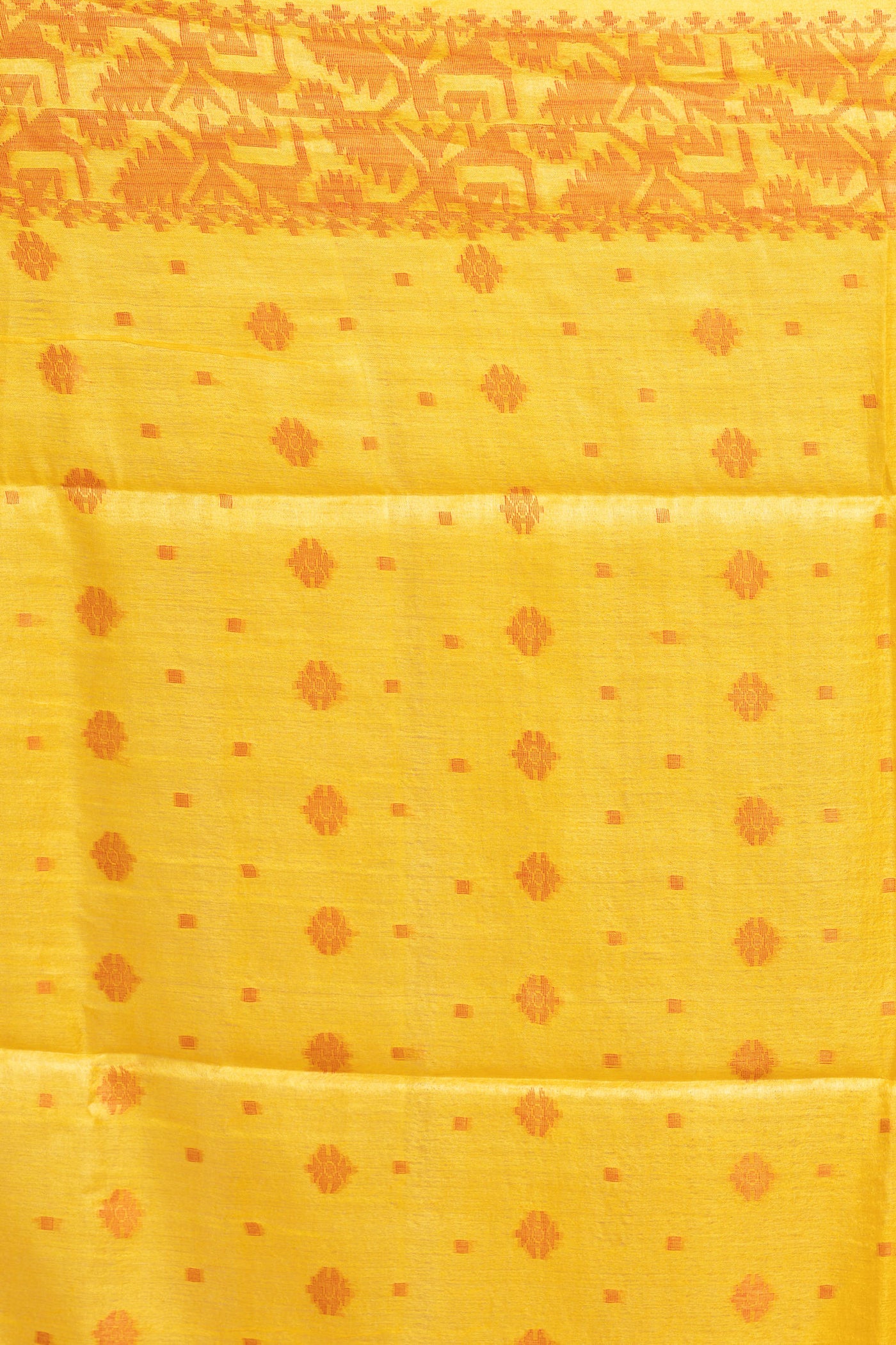 Pure Tussar Silk Jamdani Saree (Silk Mark Certified)