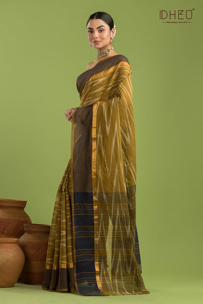Exclusive Ikkat Cotton Saree