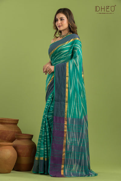 Exclusive Ikkat Cotton Saree