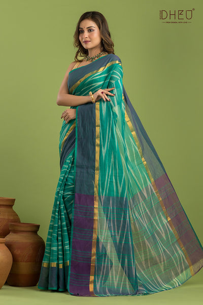 Exclusive Ikkat Cotton Saree