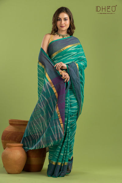 Exclusive Ikkat Cotton Saree