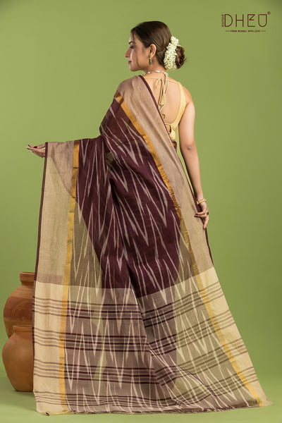 Exclusive Ikkat Cotton Saree